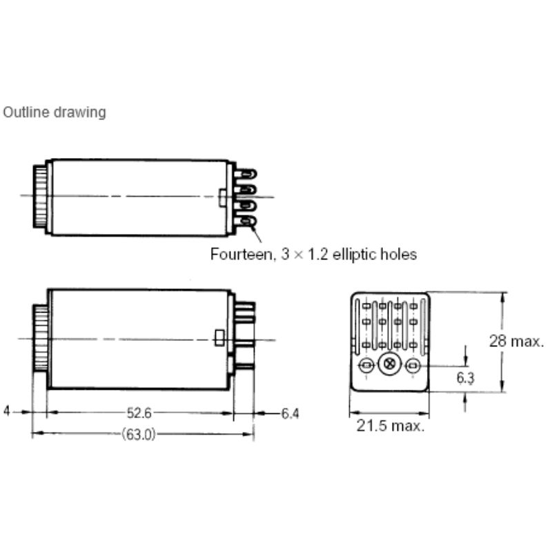 TIME DELAY RELAY DC 6300